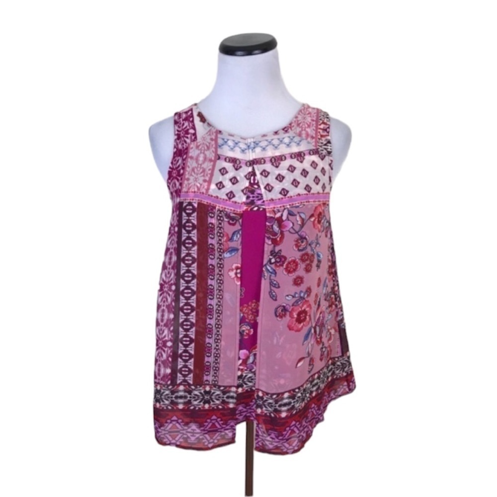 ROZ & Ali Floral Tank Top